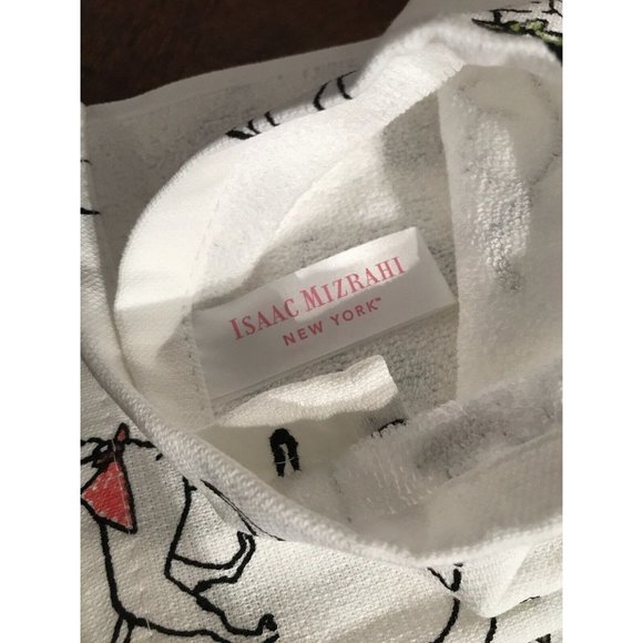 Dogs as Bunny Rabbits Kitchen Towels Set Easter Spring Garden New Isaac Mizrahi - Picture 6 of 8